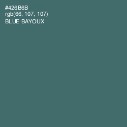#426B6B - Blue Bayoux Color Image